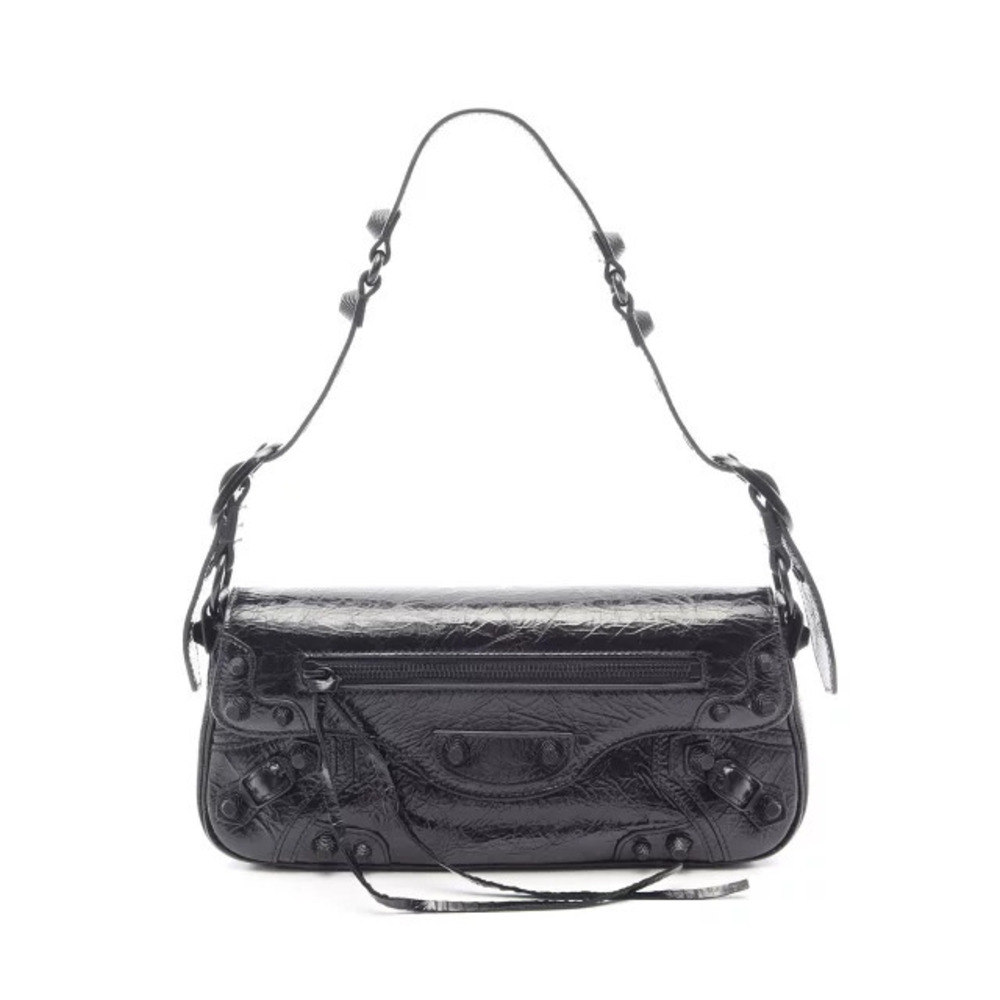 Balenciaga Le Cagole Shoulder Bag Leather Black